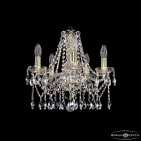 Хрустальная подвесная люстра Bohemia IVELE Crystal 1413/5/141/G