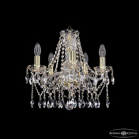 Хрустальная подвесная люстра Bohemia IVELE Crystal 1413/5/141/G