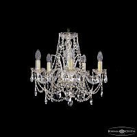 Хрустальная подвесная люстра Bohemia IVELE Crystal 1411/5/160/G