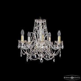 Хрустальная подвесная люстра Bohemia IVELE Crystal 1411/5/160/G