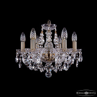 Хрустальная подвесная люстра Bohemia IVELE Crystal 1406/6/141/Pa