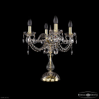 Настольная лампа с хрусталем Bohemia IVELE Crystal 1406L/4/141-47 G
