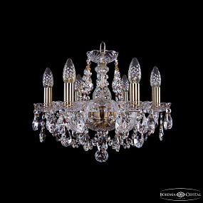 Хрустальная подвесная люстра Bohemia IVELE Crystal 1406/6/141/Pa