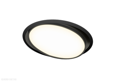 Встраиваемая поворотная светодиодная панель Donolux Moon DL18813/23W Black R