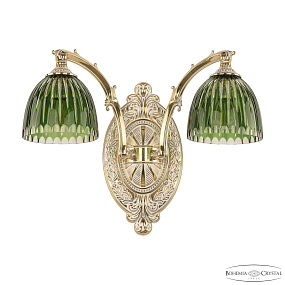 Бра Bohemia Ivele Crystal Verona 7211B12/2/210 GW P1 D Clear-Green/H-1K
