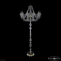Торшер с хрусталем Bohemia IVELE Crystal 1409T1/10/300-210 G