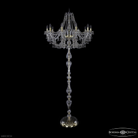 Торшер с хрусталем Bohemia IVELE Crystal 1409T1/10/300-210 G