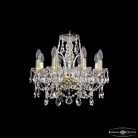 Хрустальная подвесная люстра Bohemia IVELE Crystal 1411/8/141/G