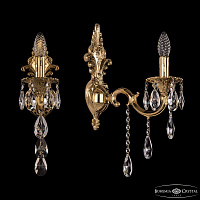 Бра с хрусталем Bohemia Ivele Crystal Verona 7201B14/1/175 B G