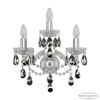Бра с хрусталем Bohemia IVELE Crystal 1415B/2+1/165 Ni K781
