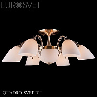 Люстра потолочная EUROSVET 22010 22010/6+2 античная бронза