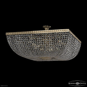 Большая хрустальная люстра Bohemia IVELE Crystal 19112/100IV G