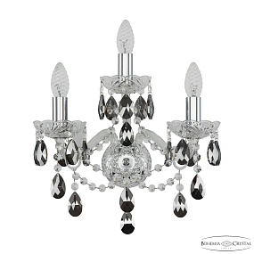 Бра с хрусталем Bohemia IVELE Crystal 1415B/2+1/165 Ni K781