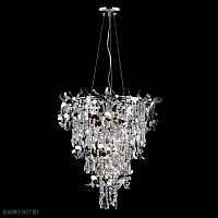 Подвесная хрустальная люстра Crystal Lux ROMEO SP10 CHROME D600