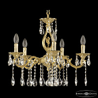 Подвесная хрустальная люстра Bohemia Ivele Crystal Verona 72401/5/175 A G FA5S