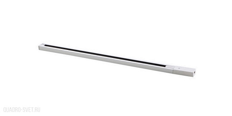 Шинопровод однофазный с питанием и заглушкой Crystal Lux CLT 0.11 01 L1000 WH
