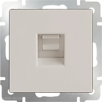 Телефонная розетка  RJ-11(слоновая кость) Werkel WL03-RJ-11-ivory