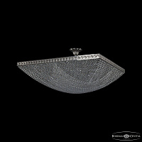 Большая хрустальная люстра Bohemia IVELE Crystal 19322/90IV Ni