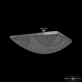 Большая хрустальная люстра Bohemia IVELE Crystal 19322/90IV Ni