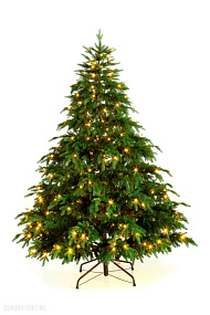 Ель CRYSTAL TREES ВЕРСАЛЬСКИЕ ОГНИ с освещением 185 см. KP22185L