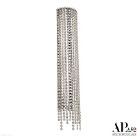Бра хрустальное светодиодное APL LED Sicilia SH500.B5.16-75.B.Ni.4000