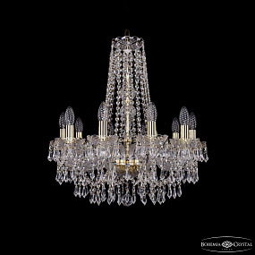 Хрустальная подвесная люстра Bohemia IVELE Crystal 1403/10/195/h-60 G