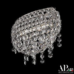 Хрустальная потолочная светодиодная люстра APL LED Rimini S505.0.22.B.3000