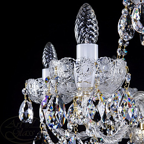 Подвесная хрустальная люстра ArtGlass CR 0004-06-20-CE
