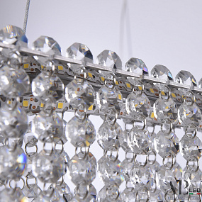 Хрустальная подвесная светодиодная люстра APL LED Sicilia SH04.52.C.Ni.4000
