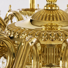 Большая хрустальная люстра Bohemia Ivele Crystal 75302/16/360 A G
