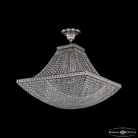 Хрустальная подвесная люстра Bohemia IVELE Crystal 19322/H1/55IV Ni
