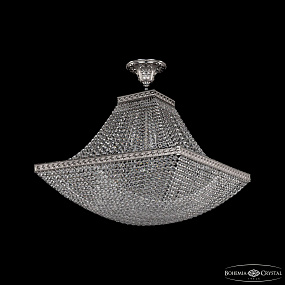 Хрустальная подвесная люстра Bohemia IVELE Crystal 19322/H1/55IV Ni