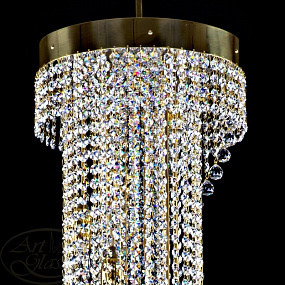 Люстра подвесная ARTGLASS SPIRAL 300x1200 BALLS CE