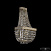 Бра с хрусталем Bohemia IVELE Crystal 19282B/H2/20IV GW