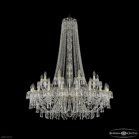 Большая хрустальная люстра Bohemia IVELE Crystal 1403/20+10/400/h-117 G