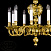 Люстра подвесная ARTGLASS MONA X. BRASS ANTIQUE