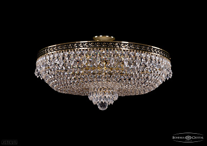 Хрустальная потолочная люстра Bohemia IVELE Crystal 1927/55Z/GB