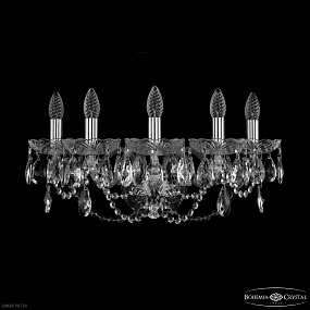Бра хрустальное Bohemia IVELE Crystal 1402B/5/195/XL Ni