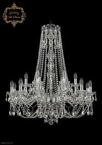 Большая хрустальная люстра Bohemia Art Classic 11.21.12+6.300.h-91.Cr.Sp