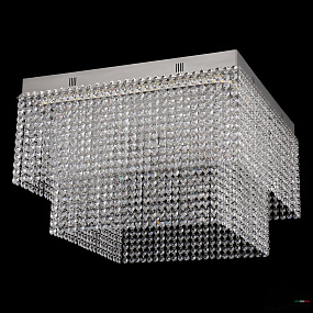 Хрустальная потолочная светодиодная люстра APL LED Sicilia SH04.52.C.Ni.4000.PK