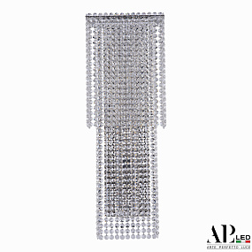 Бра хрустальное светодиодное APL LED Sicilia SH500.B3.25-70.A.Ni.4000