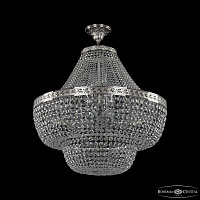 Хрустальная подвесная люстра Bohemia IVELE Crystal 19101/H1/70IV Ni