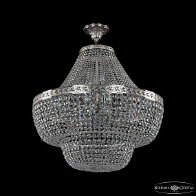 Хрустальная подвесная люстра Bohemia IVELE Crystal 19101/H1/70IV Ni