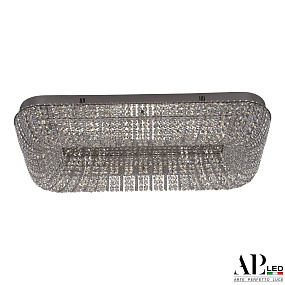 Хрустальная потолочная светодиодная люстра APL LED Sicilia SH622.2.80.M.Ni.4000