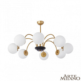 Большая люстра Arte Milano 312066/D940/8 BS/BK