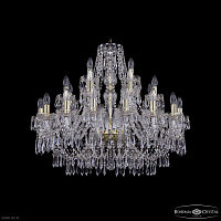 Большая хрустальная люстра Bohemia IVELE Crystal 1403/16+8+4/300 G