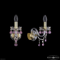 Бра с хрусталем Bohemia IVELE Crystal 1410B/1/141 G V7010