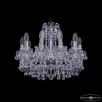 Хрустальная подвесная люстра Bohemia IVELE Crystal 1409/10/160 Ni