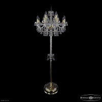 Торшер с хрусталем Bohemia IVELE Crystal 1409T2/8+4/195-165 G