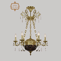 Хрустальная подвесная люстра Bohemia Art Classic 31.51.6.CK125SP.250SP.G.Sp.Amber.Blue.1A